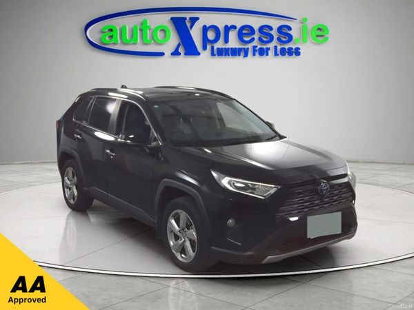 Toyota RAV4 SUV, Petrol Hybrid, 2021, Black