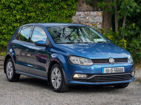 Volkswagen Polo Hatchback, Petrol, 2015, Blue