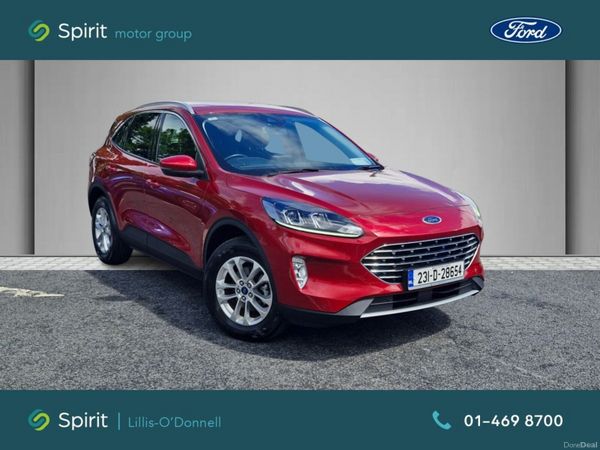 Ford Kuga SUV, Petrol Plug-in Hybrid, 2023, Red