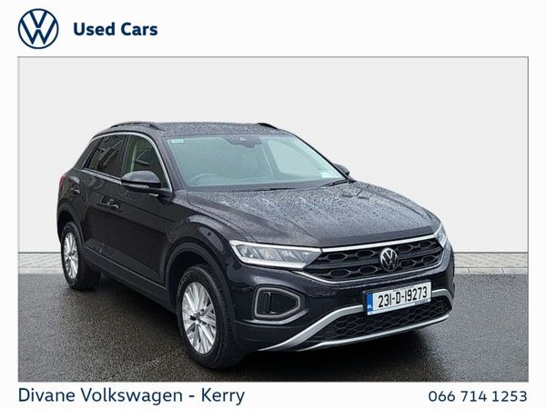 Volkswagen T-Roc SUV, Petrol, 2023, Black