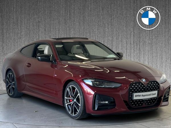 BMW 4-Series Coupe, Diesel, 2022, Red