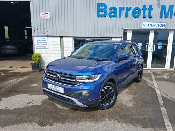 Volkswagen T-Cross Hatchback, Petrol, 2021, Blue