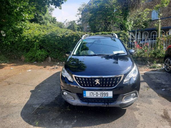 Peugeot 2008 Estate, Petrol, 2017, Black