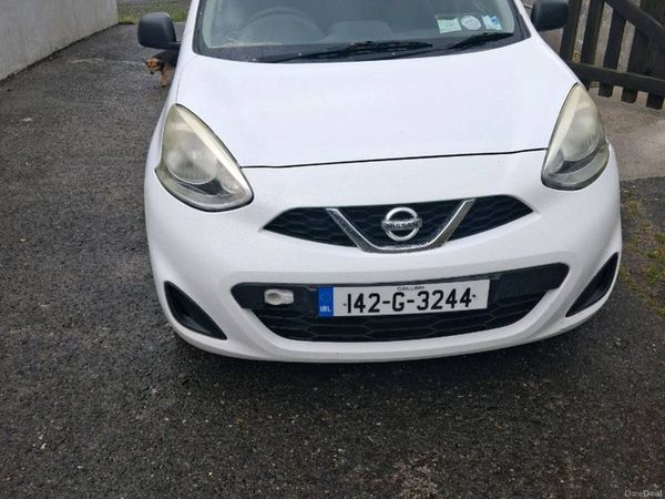 Nissan Micra Hatchback, Petrol, 2014, White