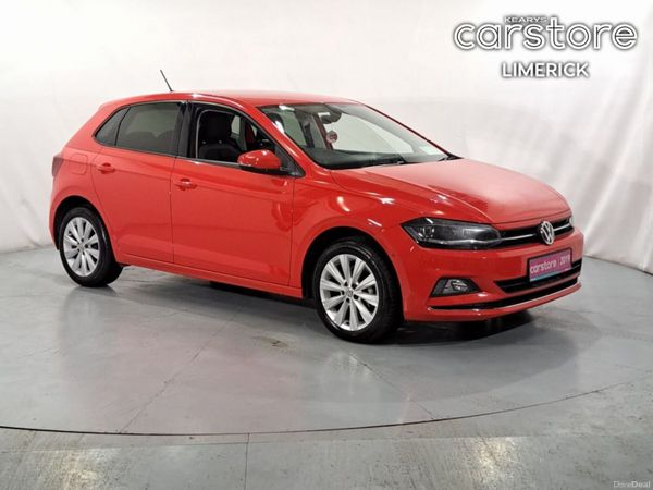 Volkswagen Polo Hatchback, Petrol, 2019, Red