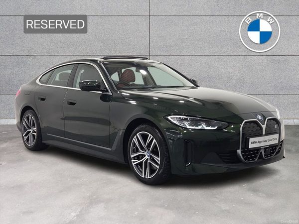 BMW i4 Hatchback, Electric, 2024, Green