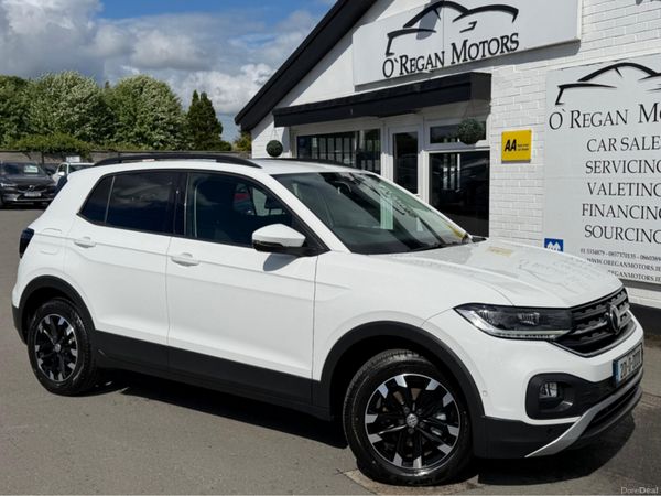Volkswagen T-Cross Hatchback, Petrol, 2020, White