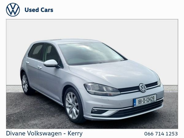 Volkswagen Golf Hatchback, Diesel, 2018, Silver