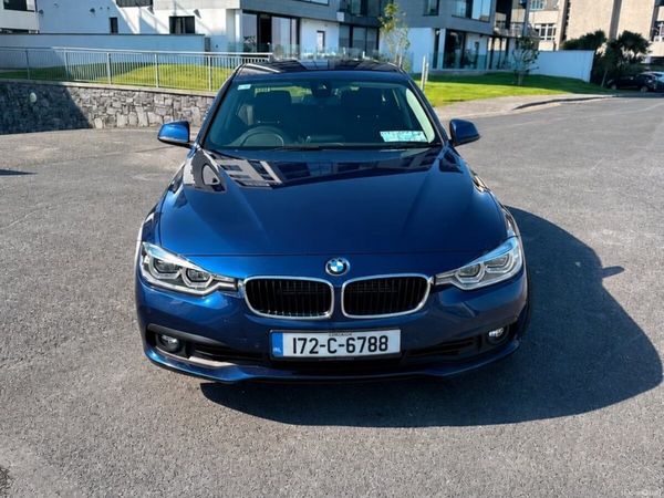 BMW 3-Series Saloon, Petrol Plug-in Hybrid, 2017, Blue