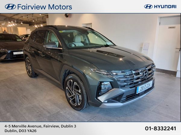 Hyundai Tucson SUV, Petrol Plug-in Hybrid, 2026, Green