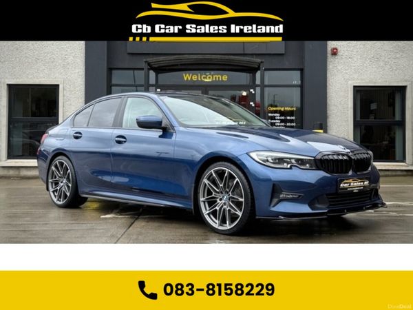 BMW 3-Series Saloon, Diesel Hybrid, 2020, Blue