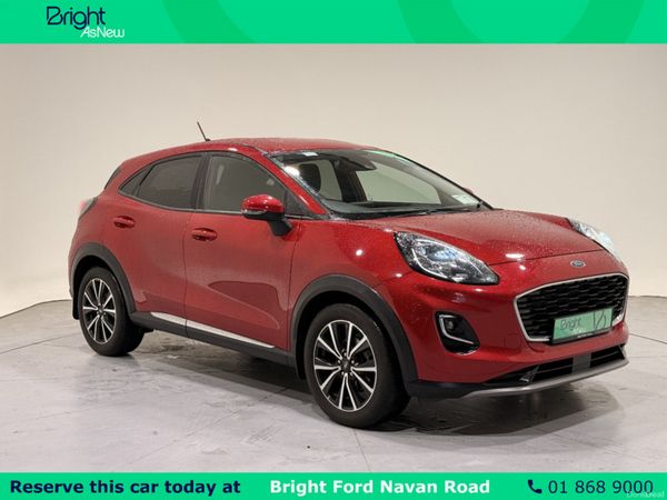 Ford Puma MPV, Petrol Hybrid, 2024, Red