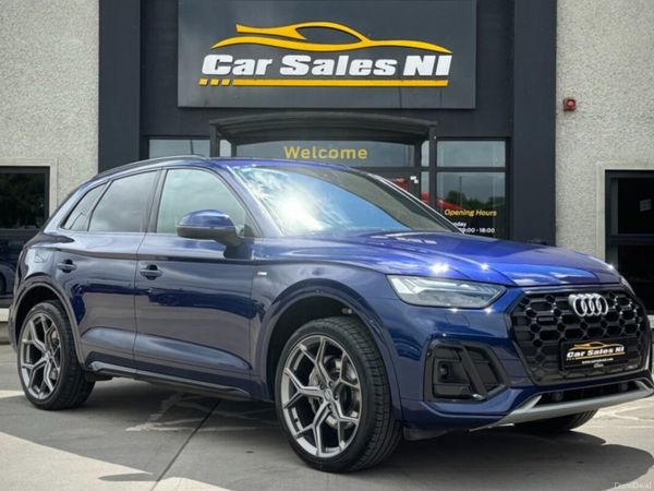 Audi Q5 SUV, Diesel Hybrid, 2021, Blue
