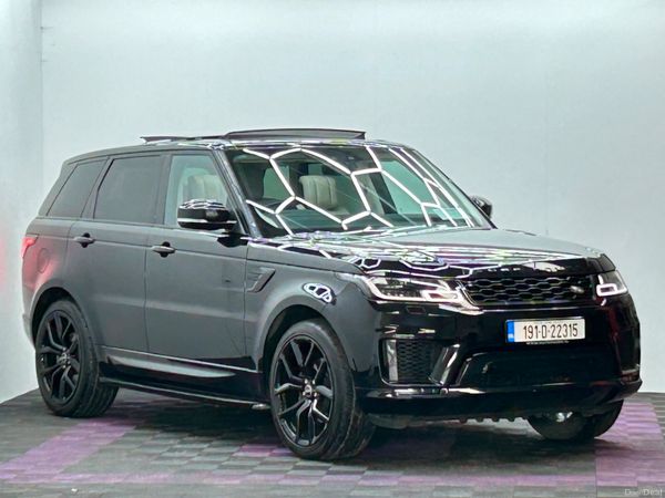 Land Rover Range Rover Sport SUV, Diesel, 2019, Black