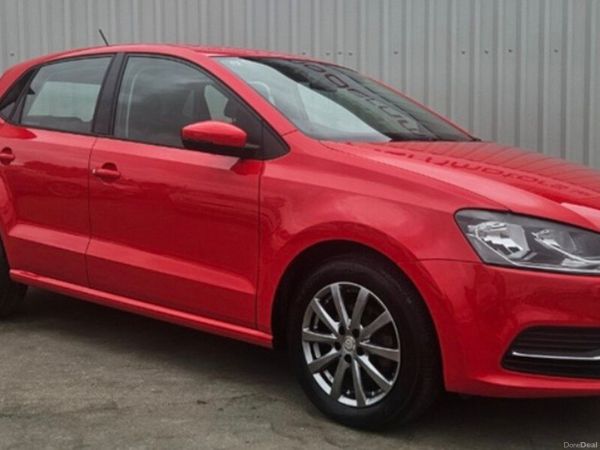 Volkswagen Polo Hatchback, Petrol, 2016, Red