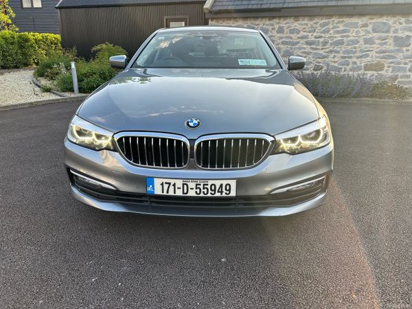 BMW 5-Series Saloon, Diesel, 2017, Blue