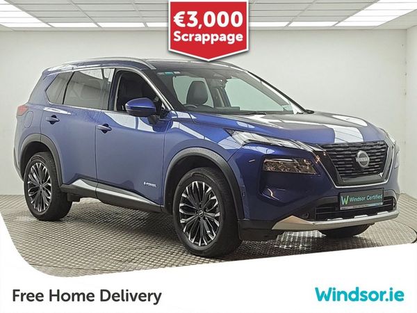 Nissan X-Trail SUV, Petrol Hybrid, 2025, Blue