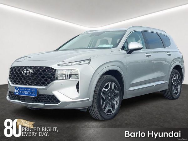 Hyundai Santa Fe SUV, Petrol Plug-in Hybrid, 2022, Silver