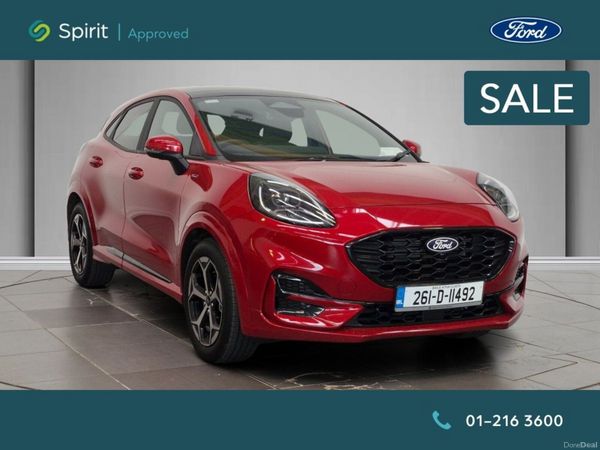 Ford Puma MPV, Petrol Hybrid, 2026, Red