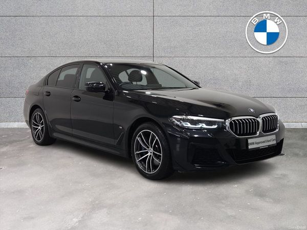 BMW 5-Series Saloon, Petrol Plug-in Hybrid, 2021, Black