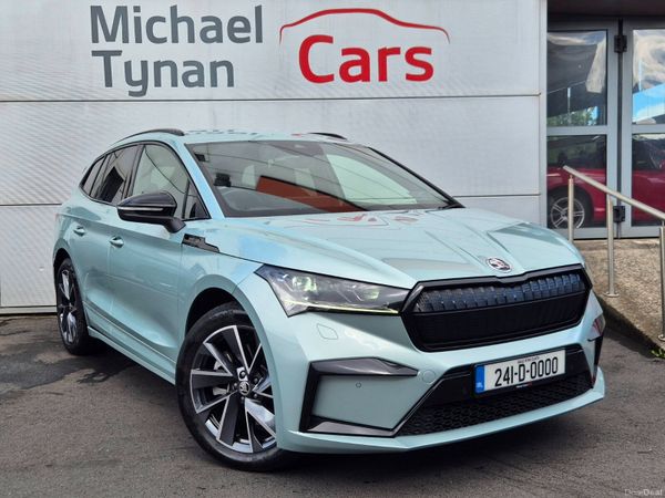 Skoda Enyaq SUV, Electric, 2024, Silver