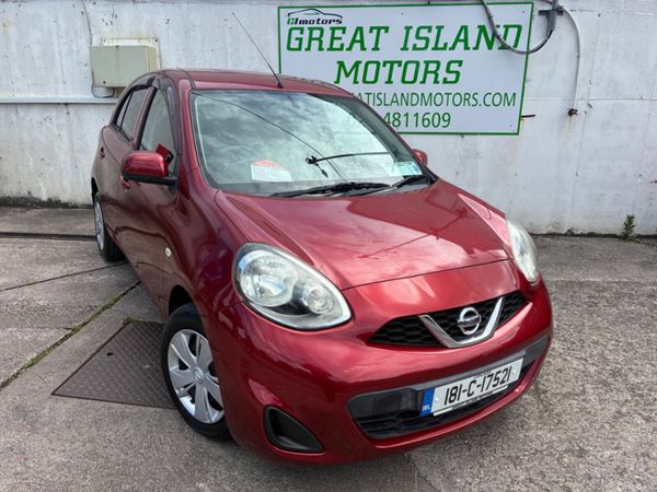 Nissan Micra Hatchback, Petrol, 2018, Red
