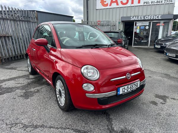 Fiat 500 Hatchback, Petrol, 2012, Red