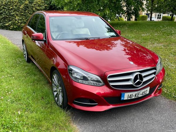 Mercedes-Benz E-Class Saloon, Diesel, 2014, Red