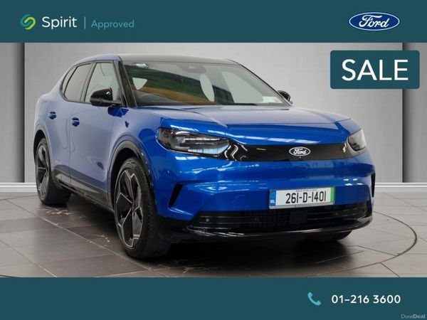 Ford Capri SUV, Electric, 2026, Blue