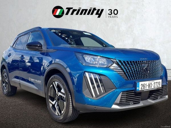 Peugeot 2008 SUV, Petrol Hybrid, 2026, Blue