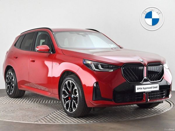 BMW X3 SUV, Petrol Plug-in Hybrid, 2025, Red