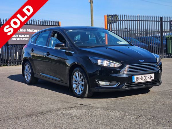 Ford Focus Hatchback, Diesel, 2018, Black