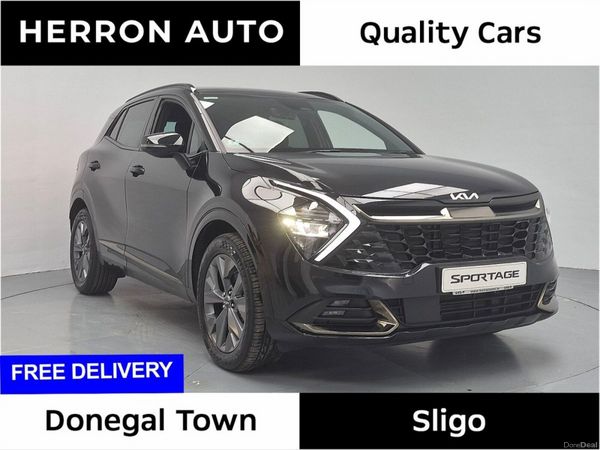 Kia Sportage SUV, Petrol Hybrid, 2024, Black