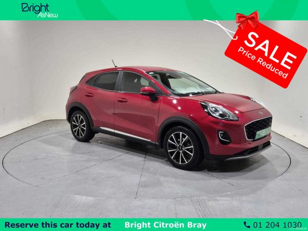 Ford Puma MPV, Petrol Hybrid, 2022, Red