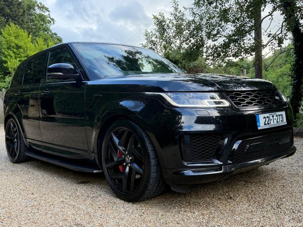 Land Rover Range Rover Sport SUV, Petrol Plug-in Hybrid, 2022, Black
