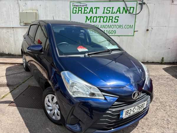 Toyota Yaris Hatchback, Petrol, 2018, Blue