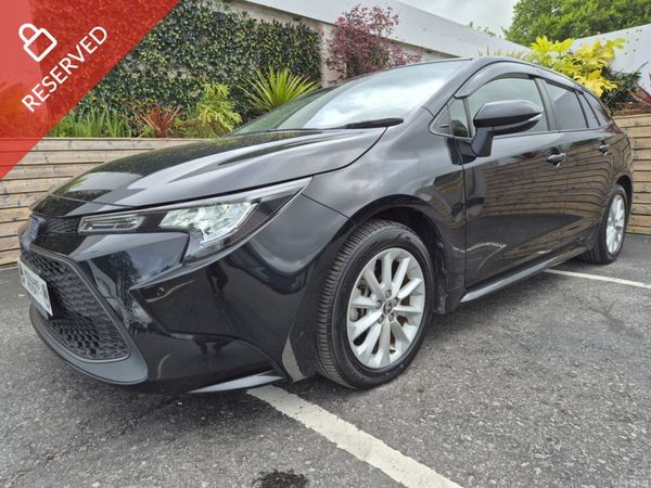 Toyota Corolla Estate, Petrol Hybrid, 2020, Black