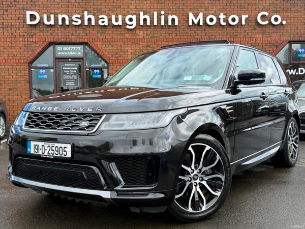 Land Rover Range Rover Sport Estate, Petrol Plug-in Hybrid, 2019, Black