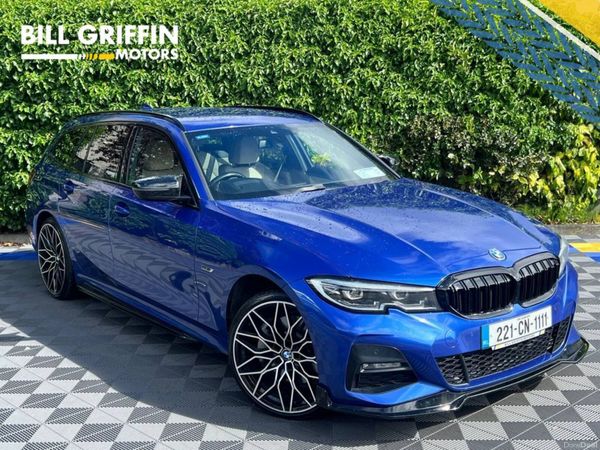 BMW 3-Series Estate, Petrol Plug-in Hybrid, 2022, Blue
