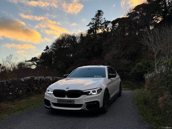 BMW 5-Series Saloon, Diesel, 2017, White