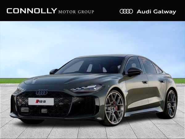 Audi RS5 Saloon, Petrol Plug-in Hybrid, 2026, Green