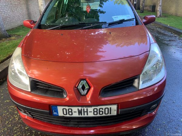 Renault Clio Hatchback, Diesel, 2008, Red