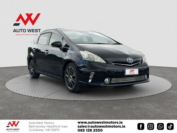 Toyota Prius MPV, Petrol Hybrid, 2013, Black