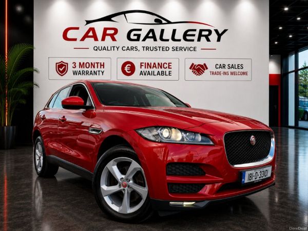 Jaguar F-Pace SUV, Diesel, 2018, Red