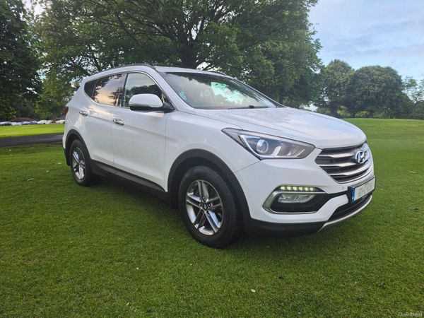 Hyundai Santa Fe SUV, Diesel, 2017, White