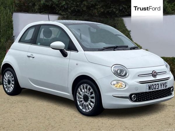 Fiat 500 Hatchback, Petrol, 2023, White