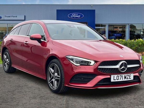 Mercedes-Benz CLA Estate, Petrol Hybrid, 2022, Red