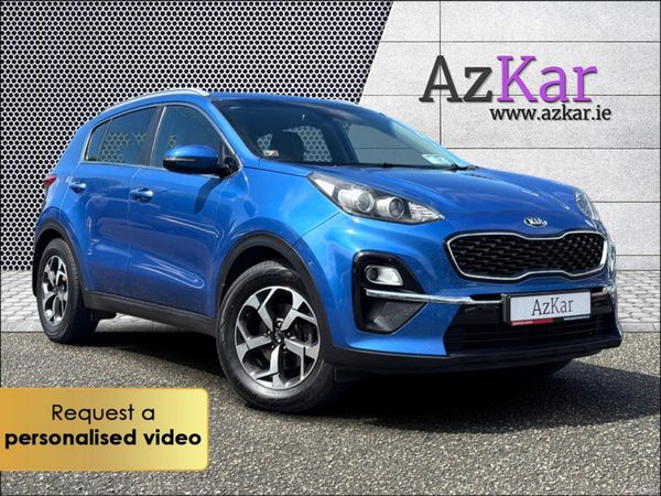 Kia Sportage SUV, Diesel Hybrid, 2020, Blue