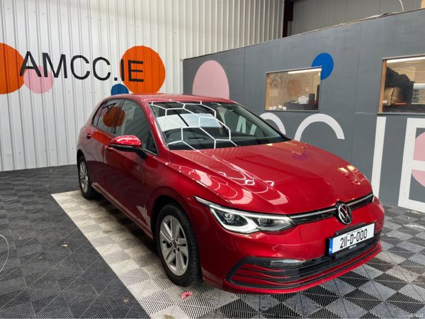 Volkswagen Golf Hatchback, Petrol, 2021, Red