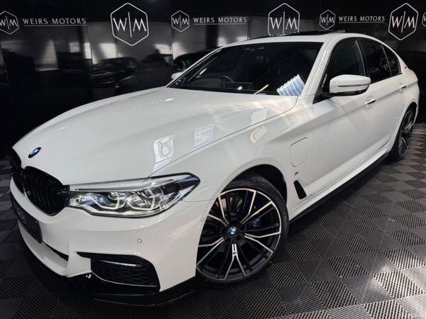 BMW 5-Series Saloon, Petrol Plug-in Hybrid, 2018, White